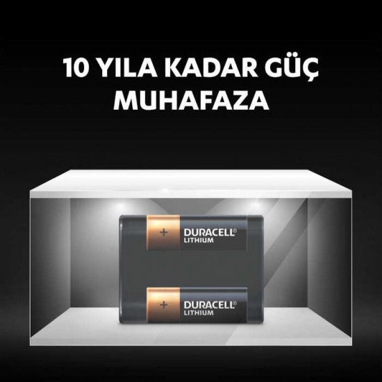 Duracell 2CR5/DL245 6V Lıthıum Pil 1'li