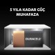 Duracell 9 Volt Pil 1'li