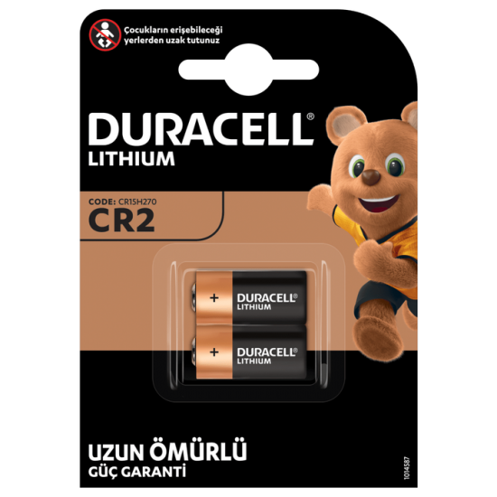 Duracell Cr2  3V Lithium Pil 2'li