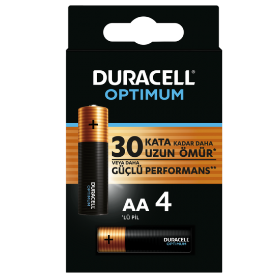 DURACELL OPTIMUM AA KALEM PİL 4LÜ