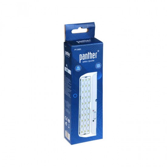 PANTHER PT-3001 30 SMD LED ŞARJLI IŞILDAK