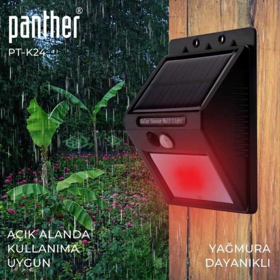 PANTHER PT-K24 SOLAR LED SOKAK LAMBASI